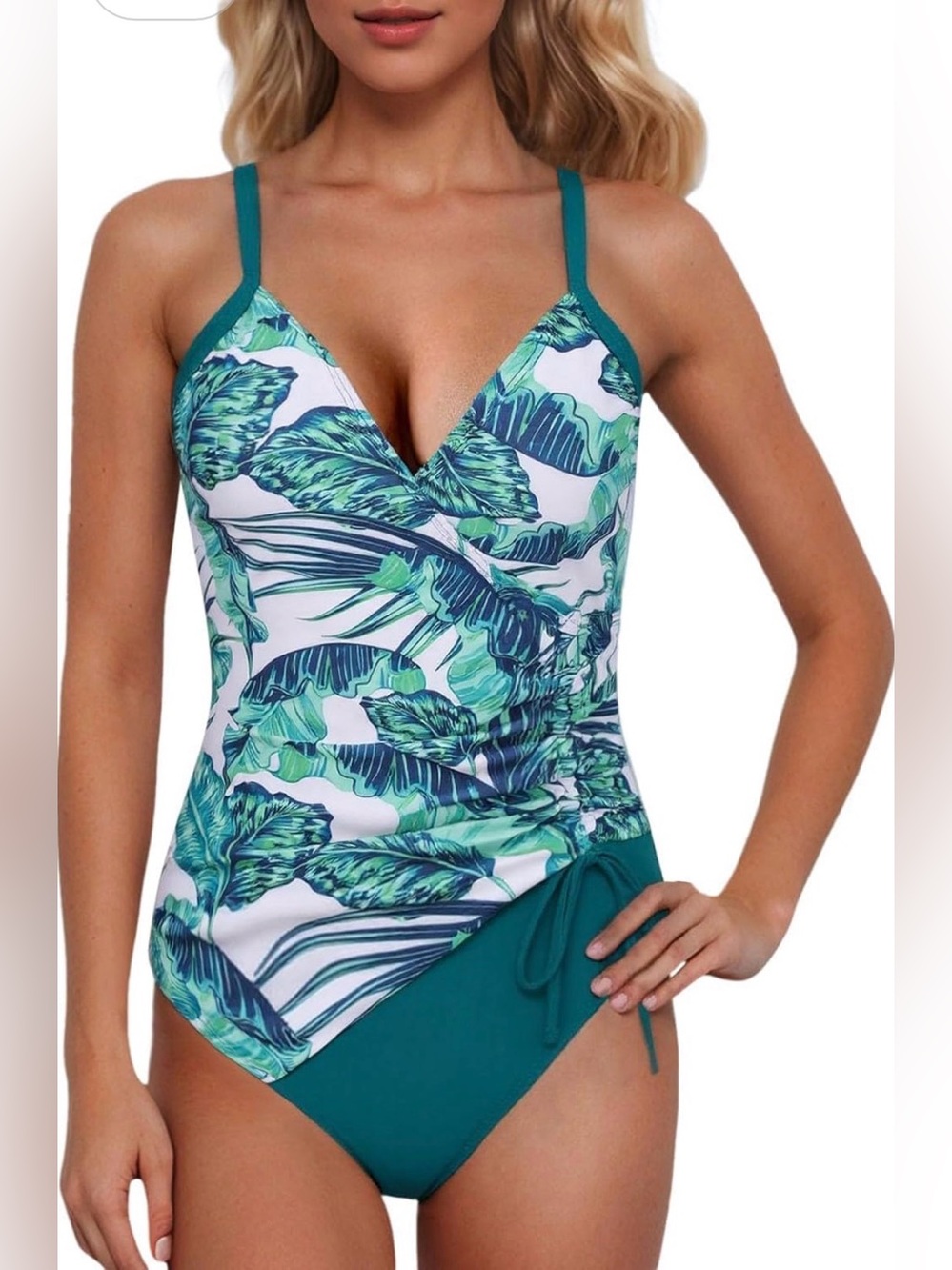 0151: Women One Piece Swimsuit Printed Cover Stretchy Comfortable Durable